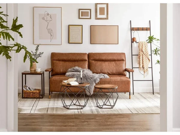 Клуб Маси Сет 2/1 - Vasagle Rustic Brown and Black