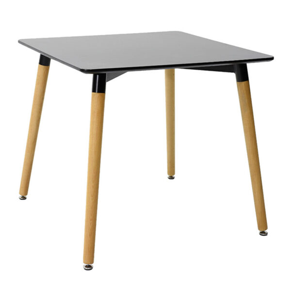 Трпезариска Тркалезна Маса - Dining Table Natali Black