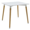 Трпезариска Тркалезна Маса - Dining Table Natali White (Small & Large)