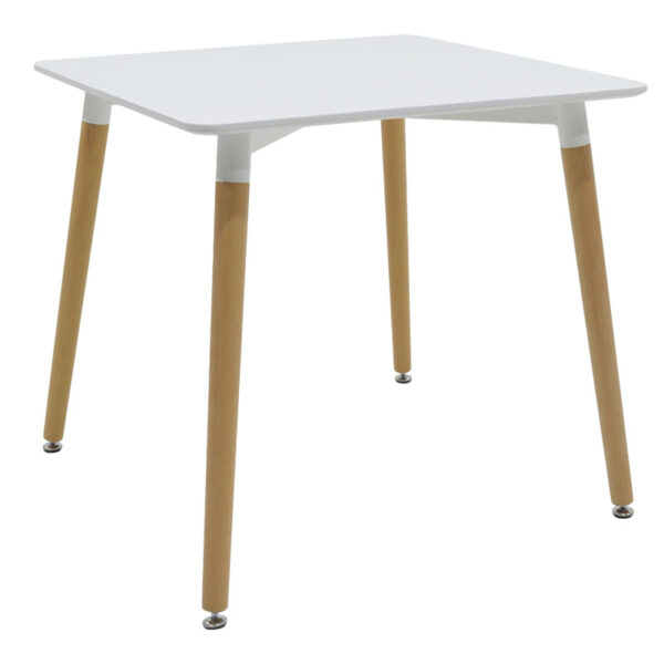 Трпезариска Тркалезна Маса - Dining Table Natali White (Small & Large)