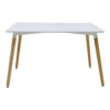Трпезариска Тркалезна Маса - Dining Table Natali White (Small & Large)