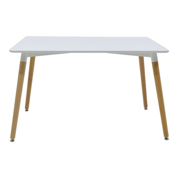 Трпезариска Тркалезна Маса - Dining Table Natali White (Small & Large)