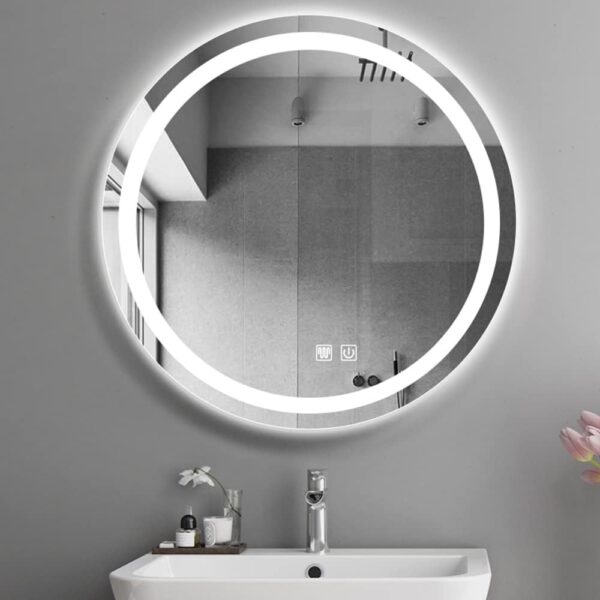 Ѕидно ЛЕД Огледало - LED Bathroom Round Mirror LKP