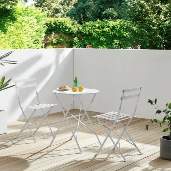 Сет За Двор/Бистро - 'Outdoor Bistro Set' Light Gray Vounot