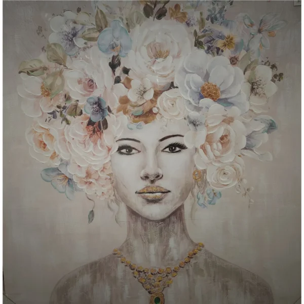 Woman With Flowers