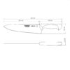 Готварски Нож - Tramontina Premium 8″ & 10" Chef's Knife 24476/18