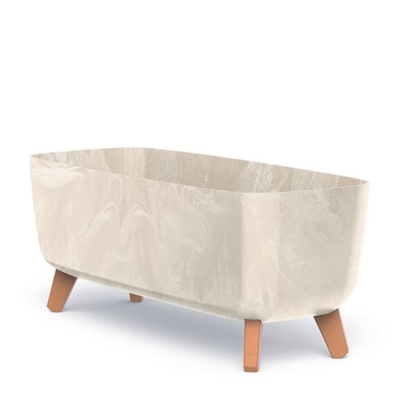 Жардиниера - Gracia Case Beton Effect Flowerpot Cream