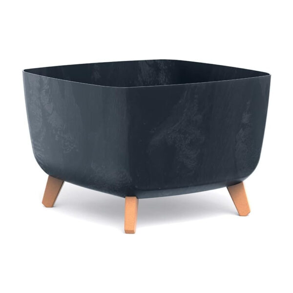 Жардиниера - Gracia Square Beton Effect Flowerpot Anthracite