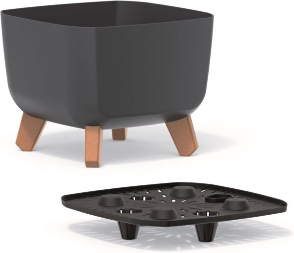 Жардиниера - Gracia Square Flowerpot Anthracite