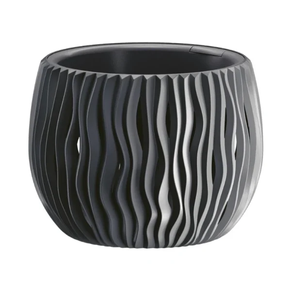 Саксија - Sandy Bowl Flowerpot Anthracite