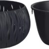 Саксија - Sandy Bowl Flowerpot Anthracite