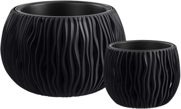 Саксија - Sandy Bowl Flowerpot Anthracite