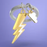 Привезок – Lightning Bolt Keychain Belgium Jewelry