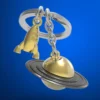 Привезок – Saturn & Rocket Keychain Belgium Jewelry