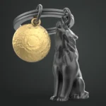 Привезок – Wolf Keychain Belgium Jewelry
